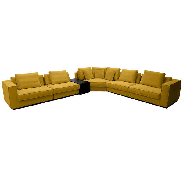 A-Modular Yellow Sectional Living Room Set - URBAN FURNITURE & GENERAL MERCHANDISE
