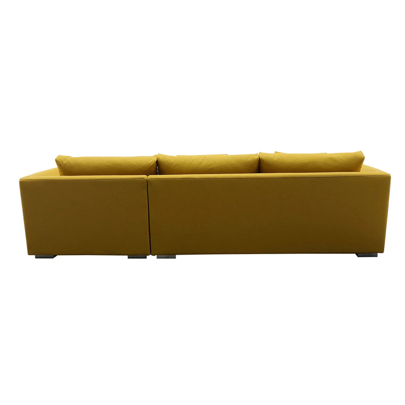 A-L-Shape Yellow Chaise Sectional Sofa Set - URBAN FURNITURE & GENERAL MERCHANDISE